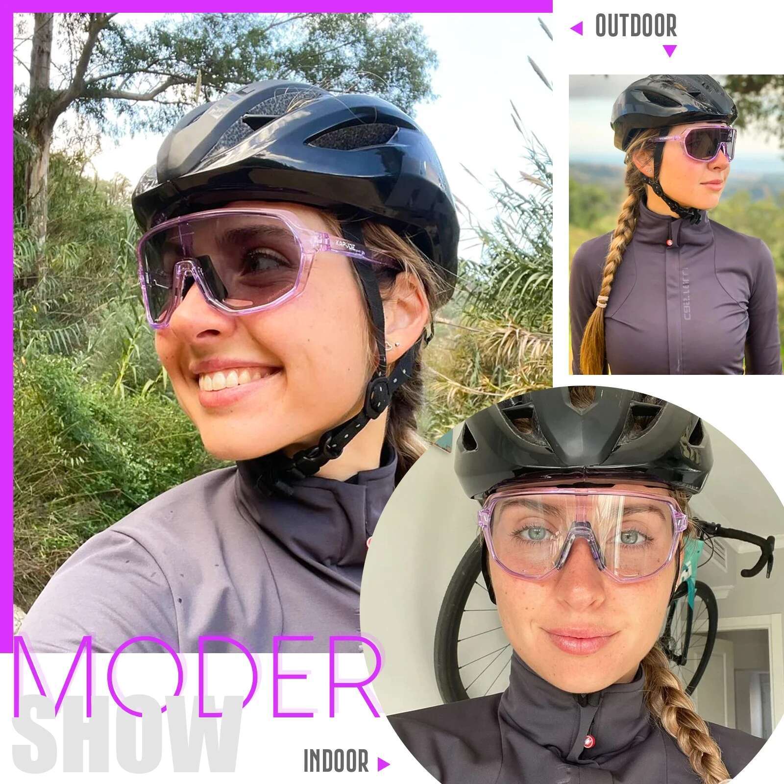 SCVCN Photochromic Sunglasses MTB Glasses Road Bike Cycling UV400 Goggles Men Women Outdoor Bicycle Sports Eyewear New