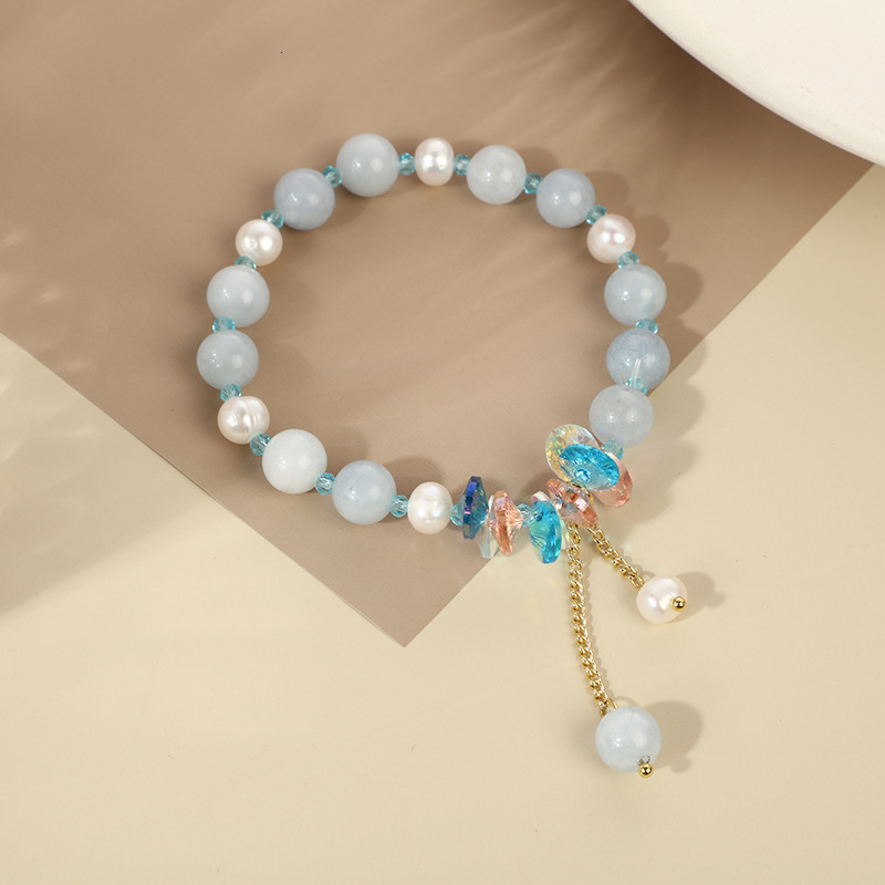 Japanese Korean pearls, fashionable simple women's countryside style, slightly luxurious bracelets, creative and elegant temperament accessories