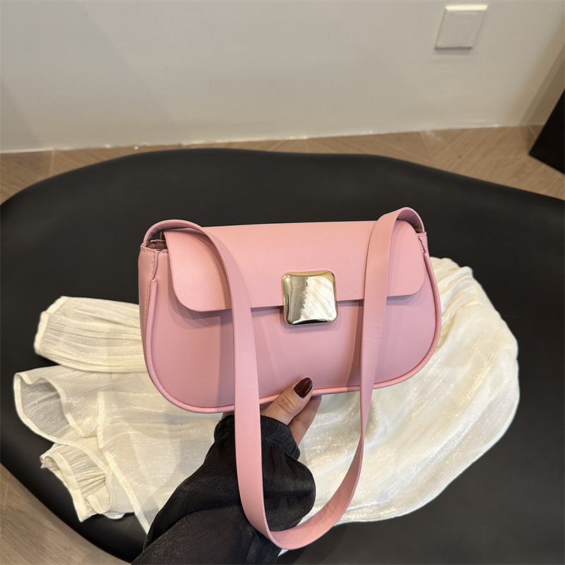 Luxury Bag Single Shoulder Korean Version Simple Casual Texture Crossbody Large Capacity Handheld Commuting Fashionable New Free Delivery Designer Bag