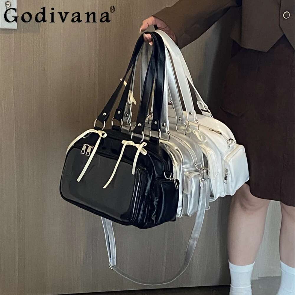 Japanese Uniform JK Large Capacity Transparent Shoulder Crossbody Bag Student School Bags Itabag Women Bolso