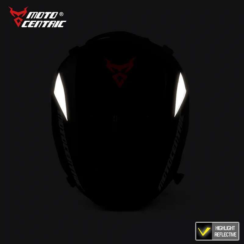 Motocentric Waterproof Tail Multifunction Rear Seat High Capacity Motorcycle Bag Rider Backpack