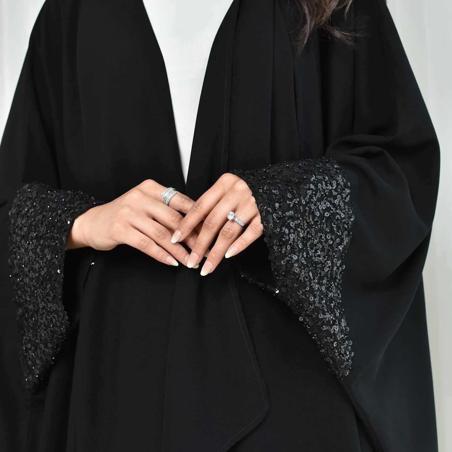 Eid Black Abayas for Women Modest Muslim Dress Dubai Open Abaya Kimono Jalabiya Ka Robe Femme Marocain Caftan Ramadan Kaftan X250514