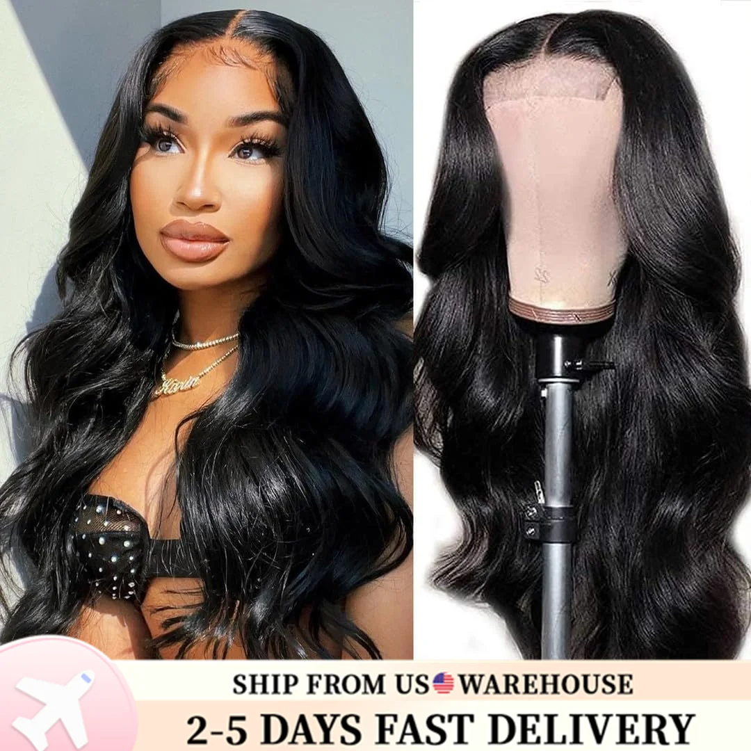 30 40 Inch Body Wave 13x6 Hd Transparent Lace Frontal Wig Human Hair High Density Lace Front Wig Synthetic Front wigs Black Women Brazilian Hair Wigs