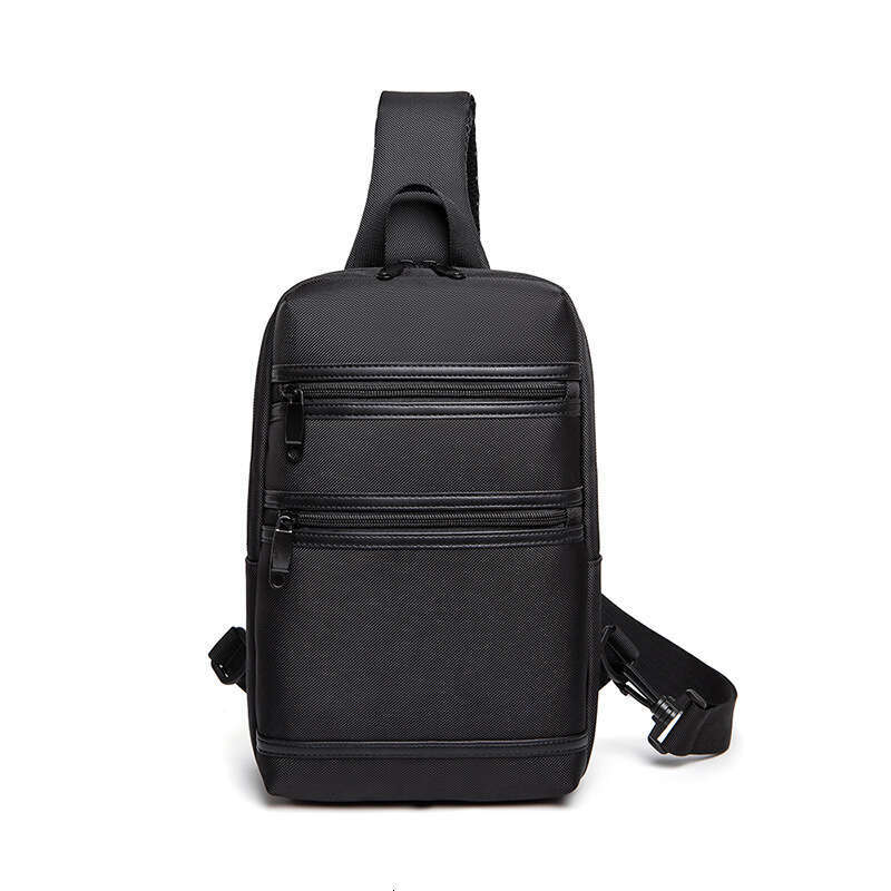 Fashionable men's travel crossbody nylon waterproof shoulder commuting chest bag, Guangzhou Shiling