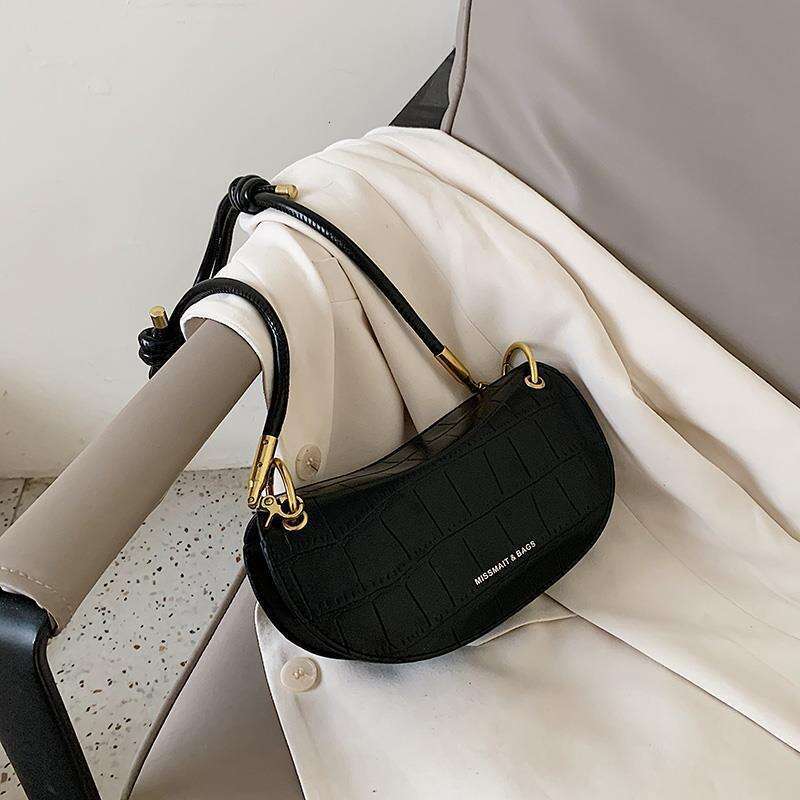 Internet celebrity western-style small for women 2025 new trendy version fashionable stone pattern shoulder ins versatile