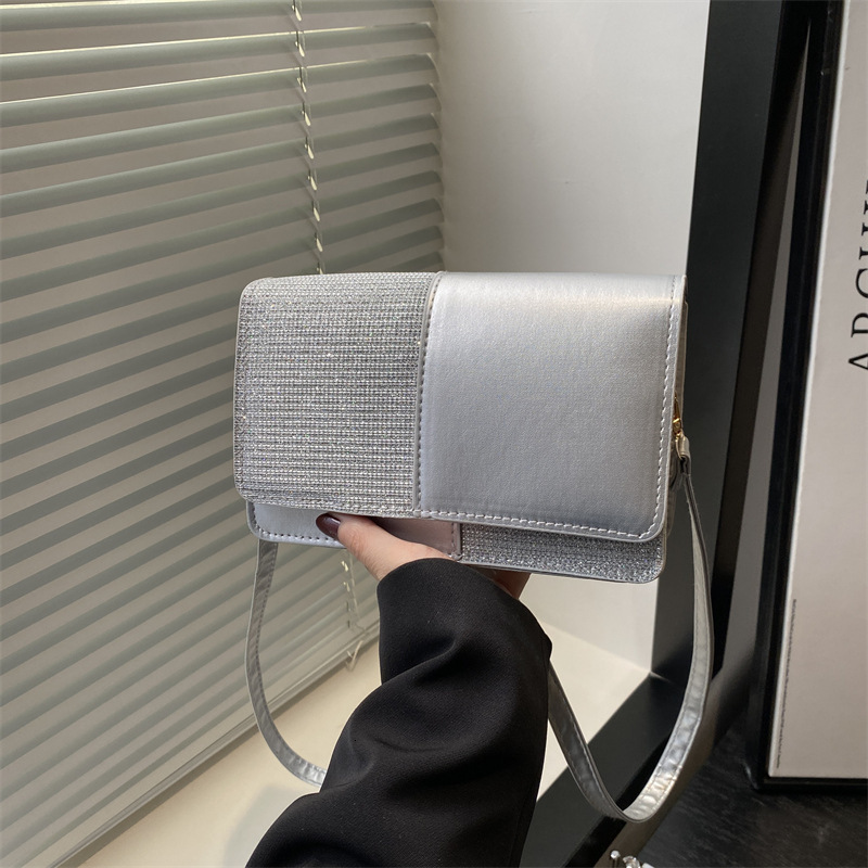 Work Commuting Handheld For Women 2025 New Texture New Free Delivery Designer Bag Small Square Bag Fashionable And Versatile Temperament Single Should
