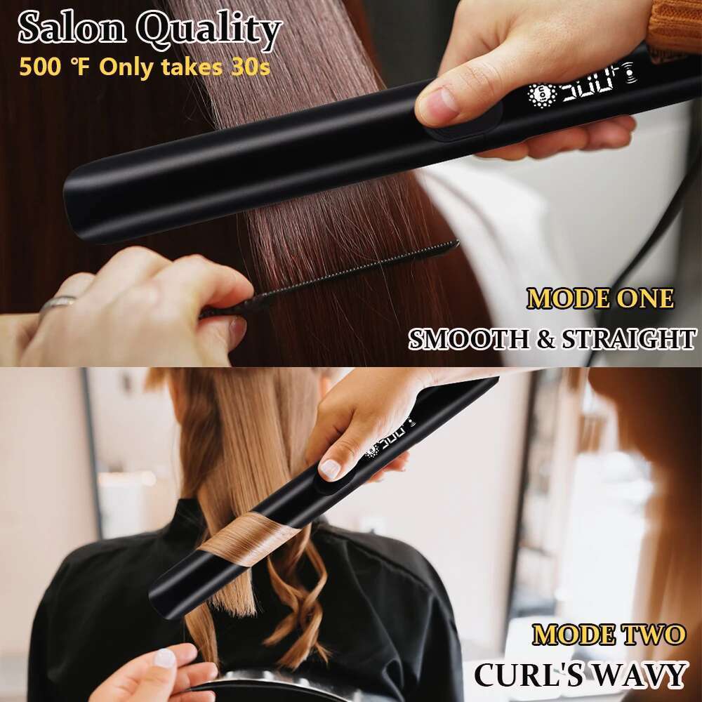 Plasma Flat Iron 500F Straightener Keratin Treatment For Frizzy Recovers The Damaged Hair Irons