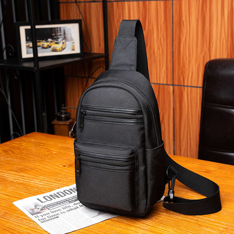 Platform Fashion Men's Travel Crossbody Nylon Waterproof Single Shoulder Chest Bag Guangzhou Shiling