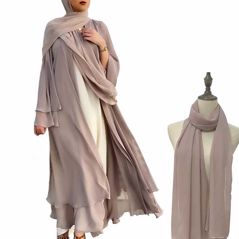 Ramadan Hijab Dress for Women Islam Femme Modest Dresses Eid Muslim Suit Open Dubai Abaya Kimono Turkey Kaftan Robe X250514