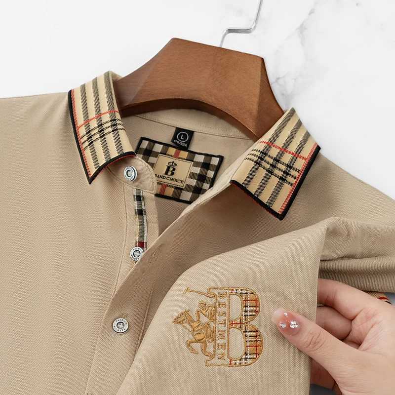 2025 new luxury mens short slved summer high-quty designer boutique brand embroidered polo shirt business casual T-shirt X250514