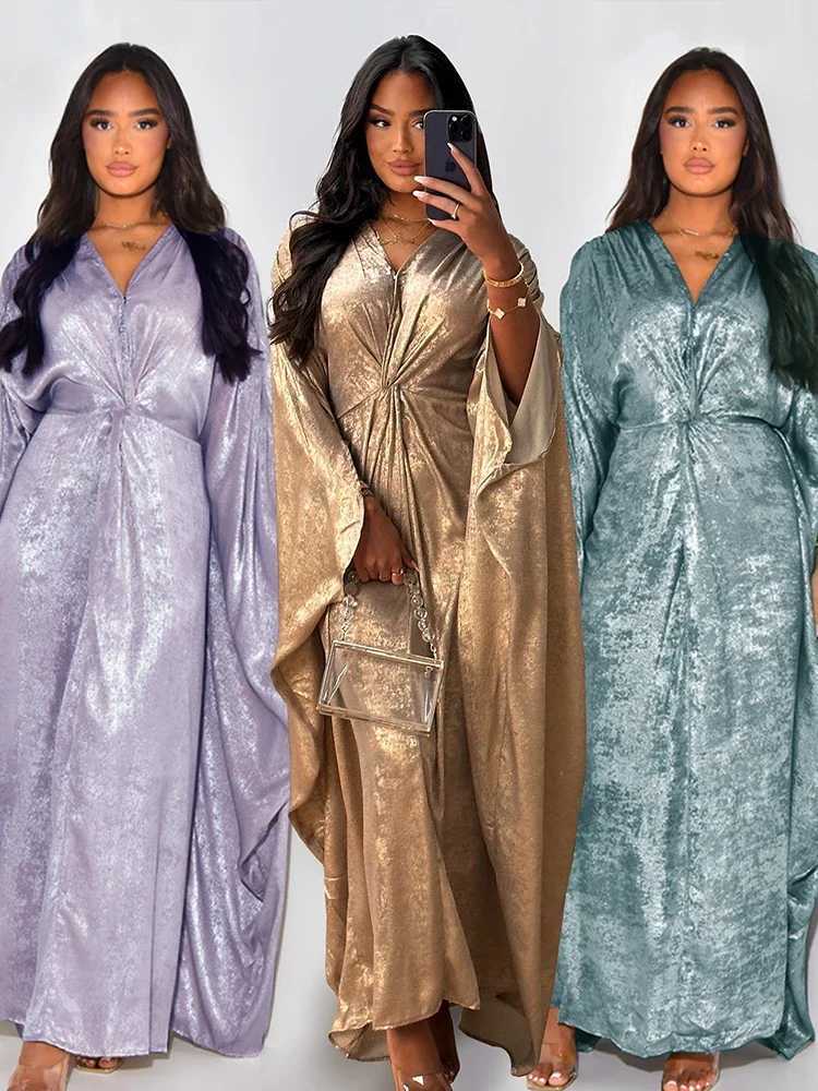 Modest Vestidos Eid Muslim Abaya for Women Dresses Morocco Dubai Abayas Kaftan Islam Ramadan Arab Long Robe Party Jalabiya 2024 X250514