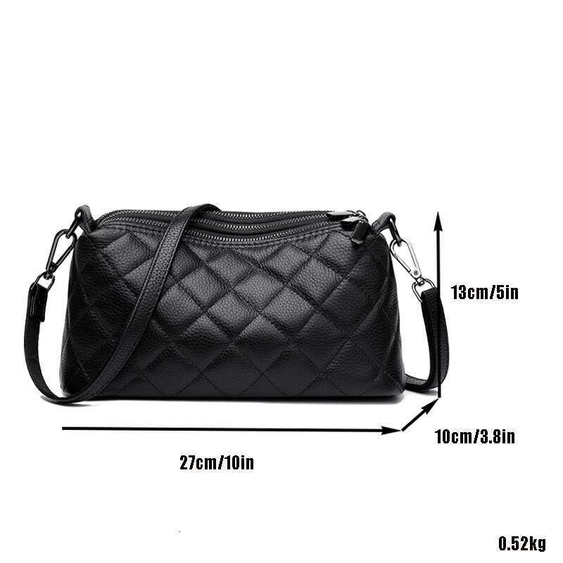 Women Handbag 100% Genuine Leather Shoulder Brand High-Capacity High Quality Female Messenger Bag Fashion Tote Sac