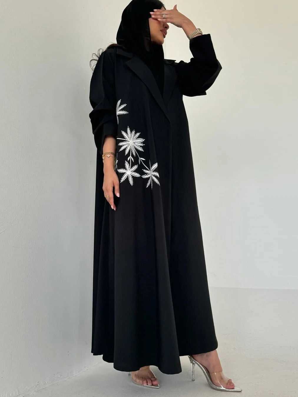 Eid Women Abaya Cardigan Dress Embroidery Muslim 2025 Vestidos Largos Caftan Robe Jalabiya Ramadan Morocco Dubai Kaftan Abayas X250514