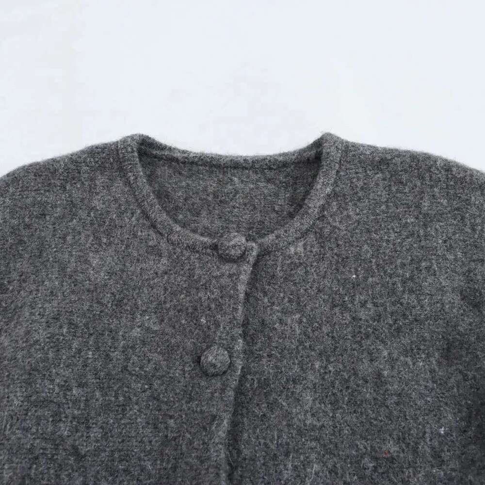 TRAFSHE Y2k Sweater Cardigan For Women Clothing Temperament Long Sleeve Knitwear Jacket Female Coat Tops Outerwears 433100