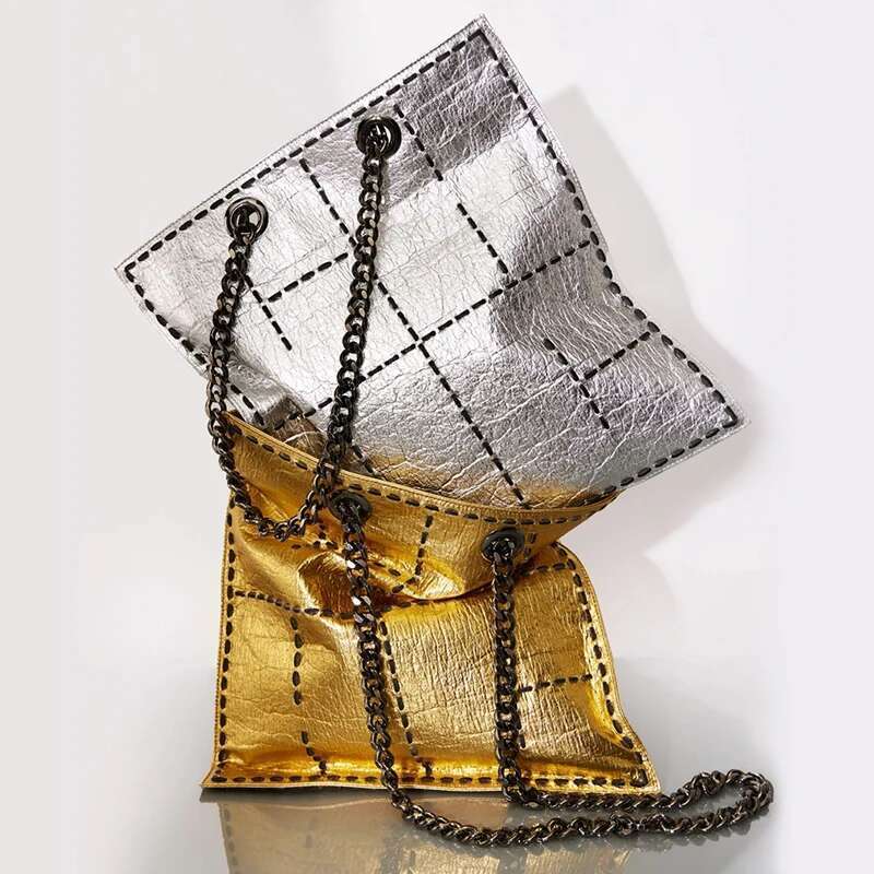 Women's Simple Fashion Party Universal Large Capacity Handbag New Shoulder Chain Bag 250513