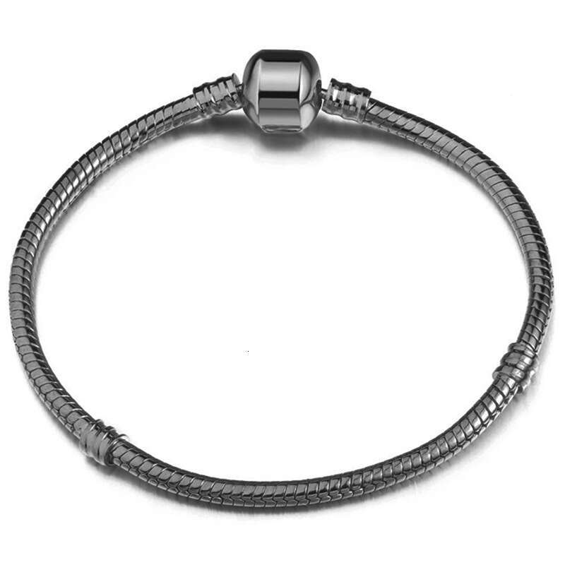 Panjiadora Snake Bone Basic Chain Women's and Men's Bracelets Zircon Crown Classic Hot Selling Bracelet DIY Production