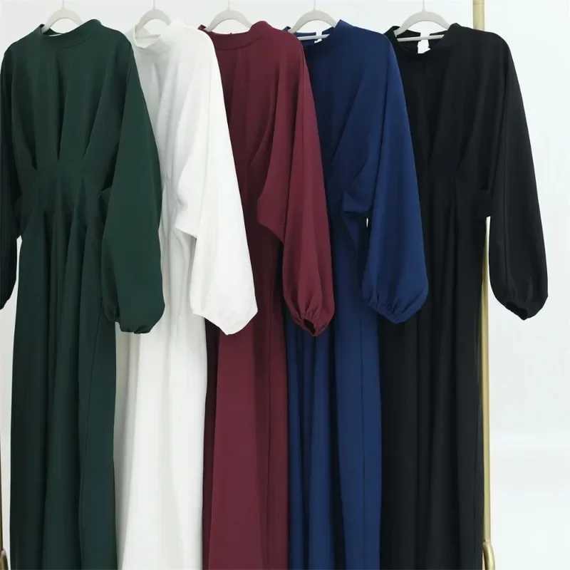Ramadan Linen Abaya Dubai Turkey Islam Muslim Modest Dress Kaftan Prayer Clothes For Women Ka Robe Arabe Femme Musulmane X250514