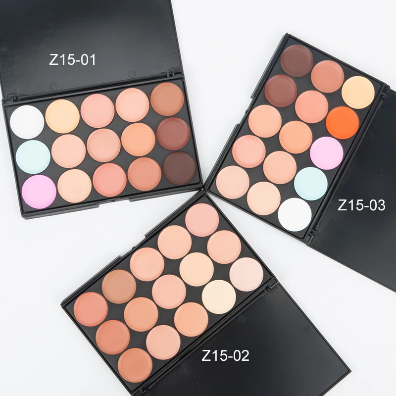 15 Colors Face Concealer Camouflage Cream Contour Palette Maquillaje Profesional Foundation Paleta Concealer 250512