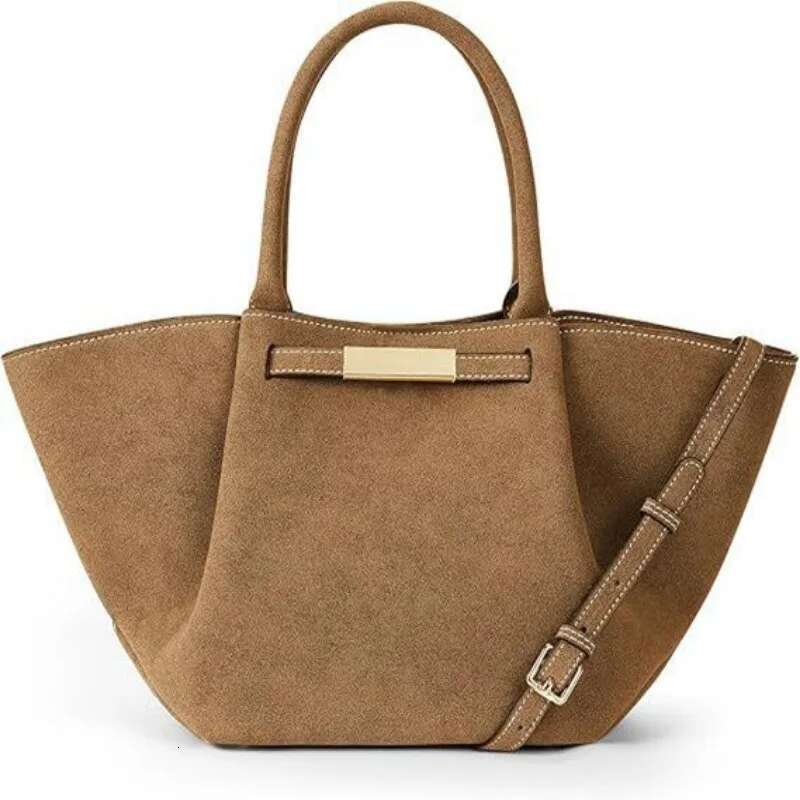 Premium Suede Frosted Wing European And American Fashion Portable Large Capacity Tote Bag, Versatile Shoulder Bag