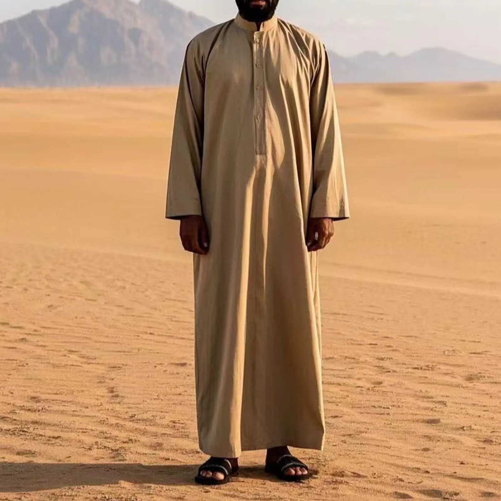 2025 Men Robe Muslim Abaya Dishdasha Modest Djellaba Islamic Dubai Saudi Abayas Prayer Kaftan Eid Ramadan Morocco Jubba Thobe X250514