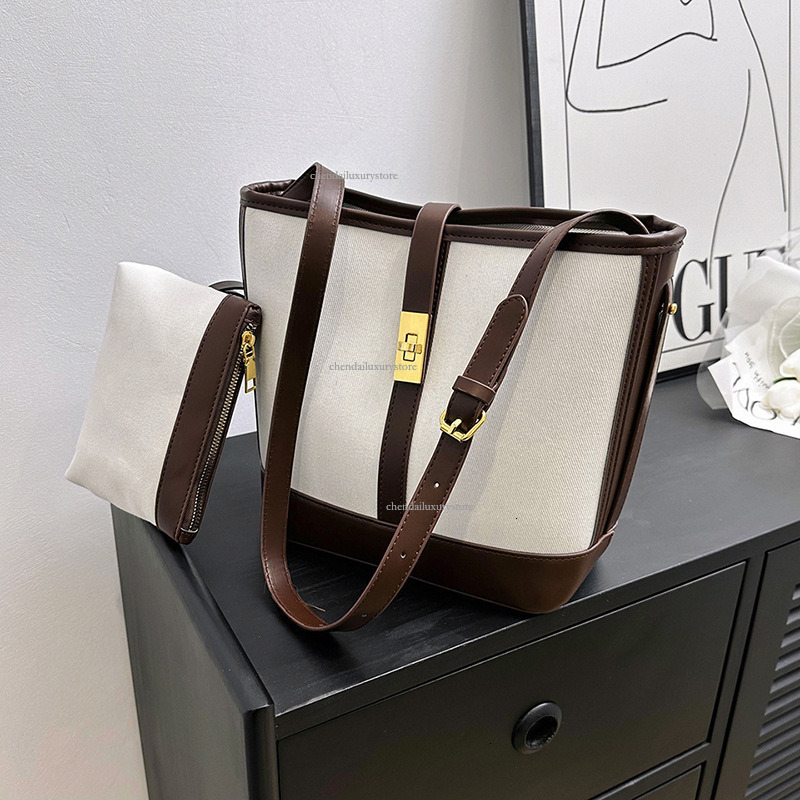 Fashion Canvas Women's Handbag Free Shipping Designer Bag Urban Simplicity Comparison Commuter Single Shoulder Crossbody Bag Large Shopping Bag L
