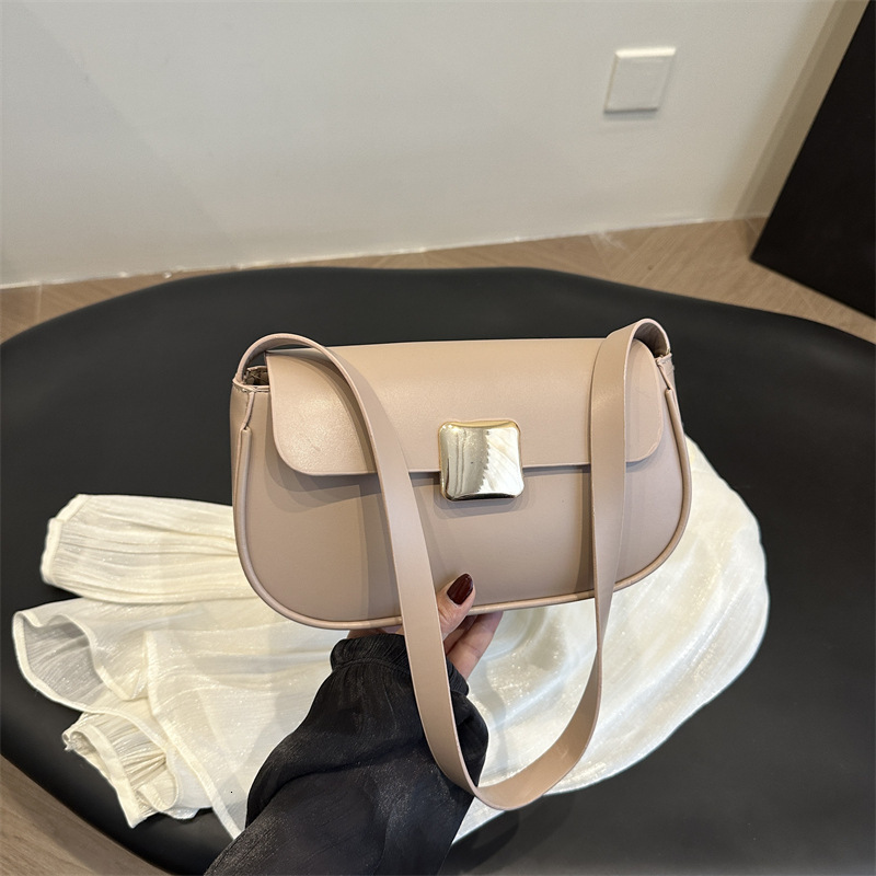 Luxury Bag Single Shoulder Korean Version Simple Casual Texture Crossbody Large Capacity Handheld Commuting Fashionable New Free Delivery Designer Bag