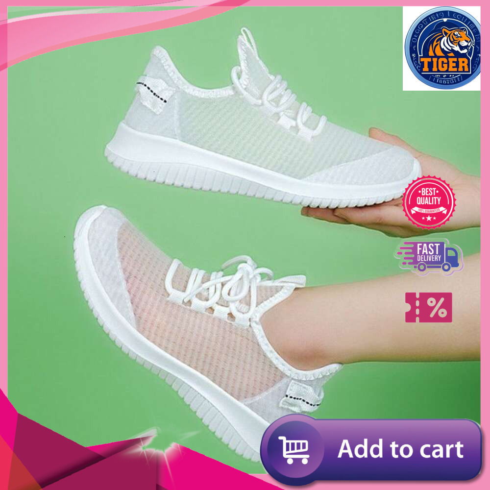 Ddmytiger Casual Sports Comfort Tennis Spring Summer Mesh Light Sneakers Women White Hollow No Slip Walking Shoes Outdoor