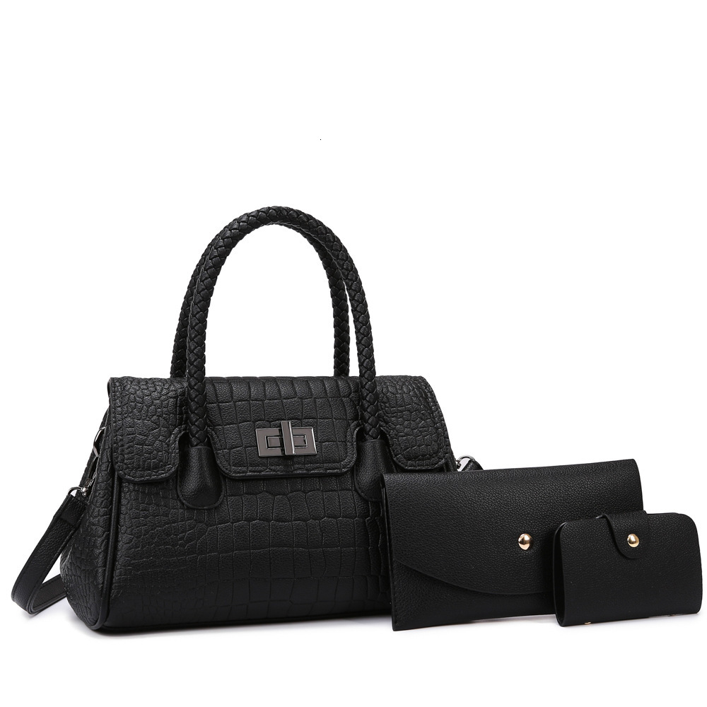 Designer Pack New Korean Edition Middle Aged Bag Texture Western Style Handbag Women S Fashion Embossed Cross Shoulder Free Shipping