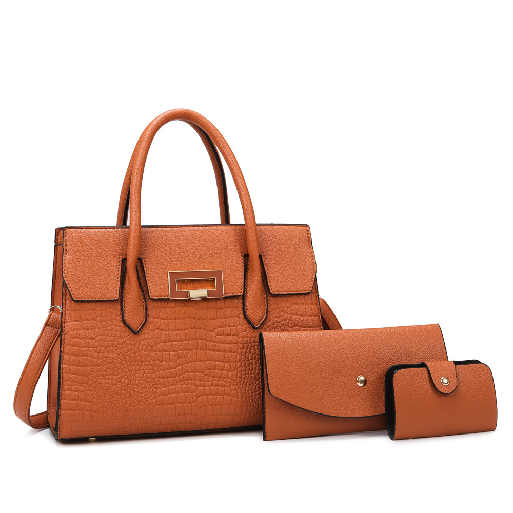 Designer Pack New Mother And Child Three Piece Set Women S Single Shoulder Crossbody Handbag Large Bag Free Shipping