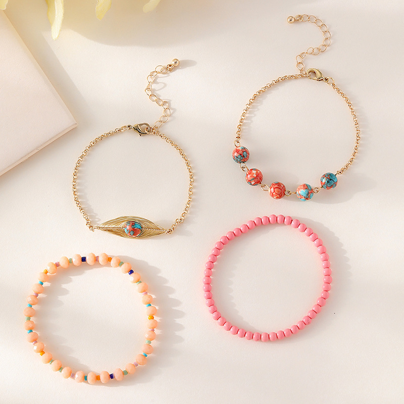 Fashionable and exquisite crystal bracelet, creative for girls' clothing, paired with bracelet accessories