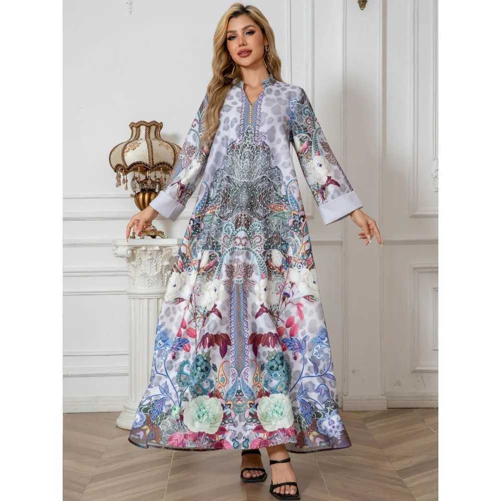 Ramadan Eid Jalabiya Muslim Dress Dubai Party Vestidos Embroidery Arab Long Robe Morocco Saudi Abayas Kaftan Islam Dresses 2025 X250514