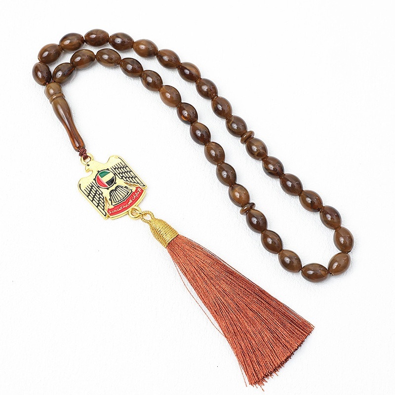 UAE Dubai Muslim Islamic prayer beads, Tabiha, unisex, 33 counting beads
