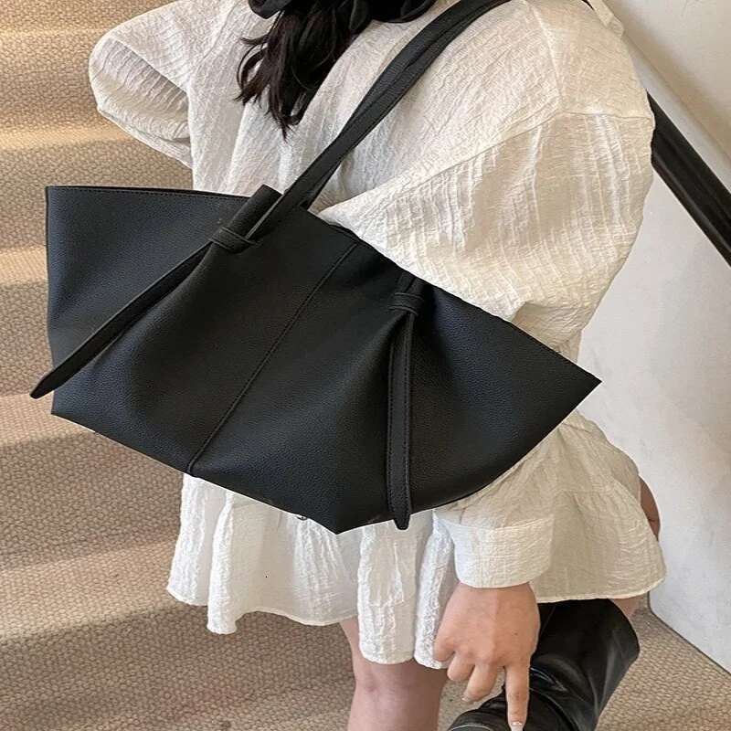 Fashion Shoulder Bags For Women Soft PU Leather 2-In-1 Big Capacity Shopper Tote Set 2025 Designer Handbags