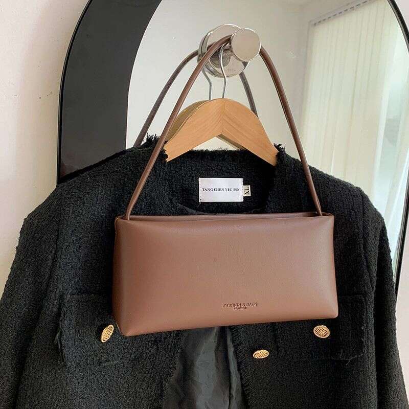French stick armpit high-end niche design shoulder bag versatile simple square handbag fashionable and trendy women's bag