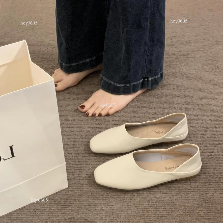 Top brand high-quality new-style designer new shoes with soft leather and soft soles for women in spring 2025, women's bean shoes new fashion sho