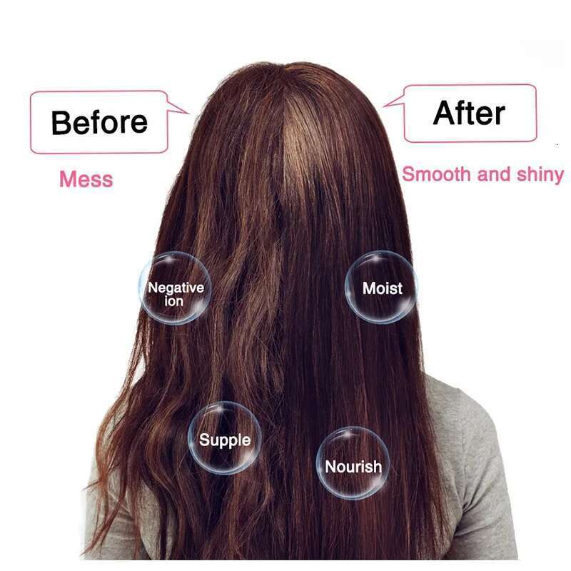 2025 Multi Functional Straightener Electric Hot Fluffy Comb Without Damaging Hair Dry Wet Roll Straight Dual Use NEW