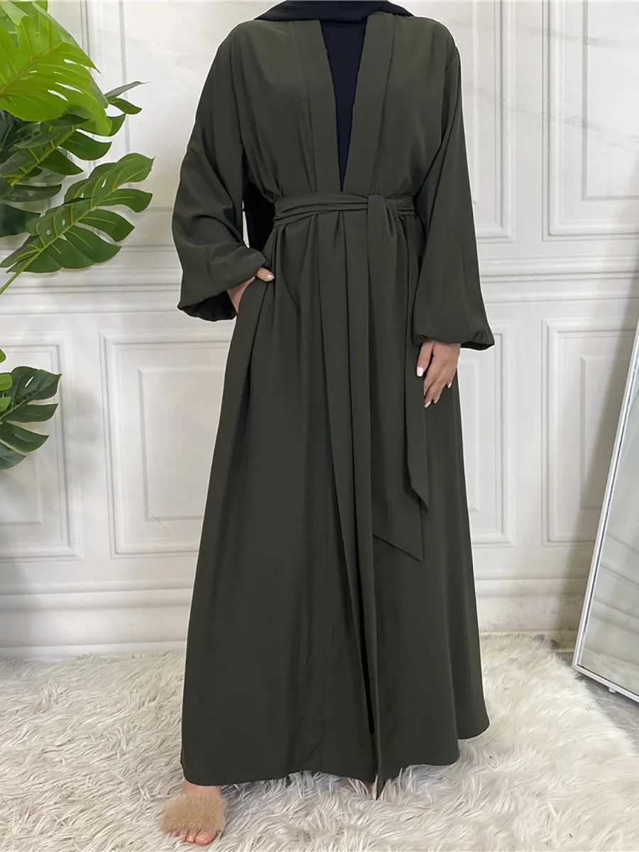 2025 Modest Abaya Ramadan Dubai Robe Femme Musulmane Turkey Kaftan Islamic Clothing Muslim For Women Kimono Caftan Marocain Cardigan X2505141