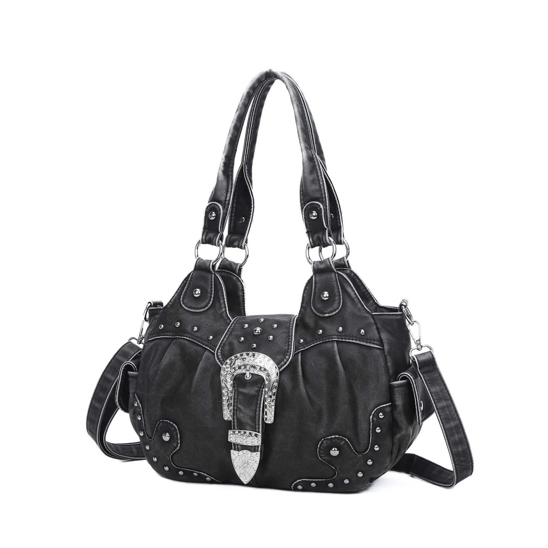 Wen Handbag in Leopard Top-handle Shoder Bag PU Dumpling Pack Mti-pockets Shoder Bags Phe Mey Pack Z250514