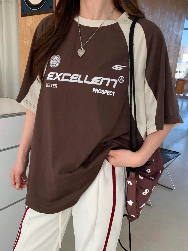 Womens Round Neck Short Sleeved Tshirt 3D Printed Fashionable Casual Loose Harajuku Plus Size Street Top 250514