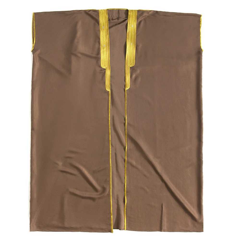 Oversize Muslim Men Jubba Thobe Komono Open Abaya Saudi Arabic Robe Islamic Clothing Eid Ramadan Dishdasha Djellaba Kaftan Dress X250514