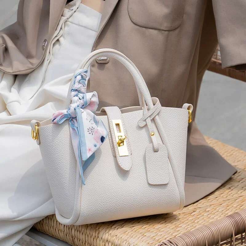 Women's Natural Cow Genuine Leather Shoulder Bag Female High Quality Designer Handbags Ladies Fashion Tote Crossbody Bags