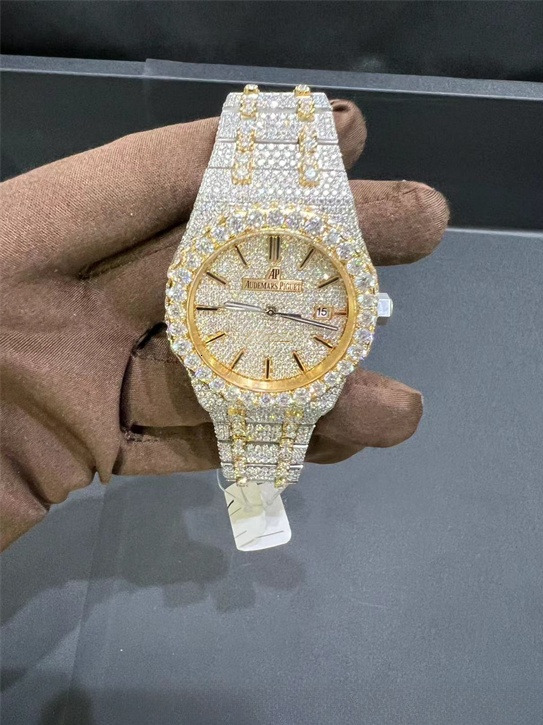 The latest style Moissanite Chilled watch VVV Fully automatic mechanical watch Pass the diamond test Men's Women's Watches Hip hop watch