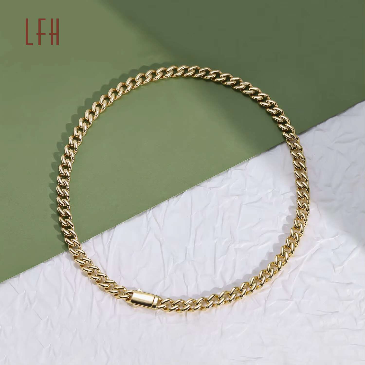 Factory Custom Miami Cuban Link Chain Au750 Cuban Link Chain 18k Gold Jewelry 18k Real Au750 Gold 18k Real