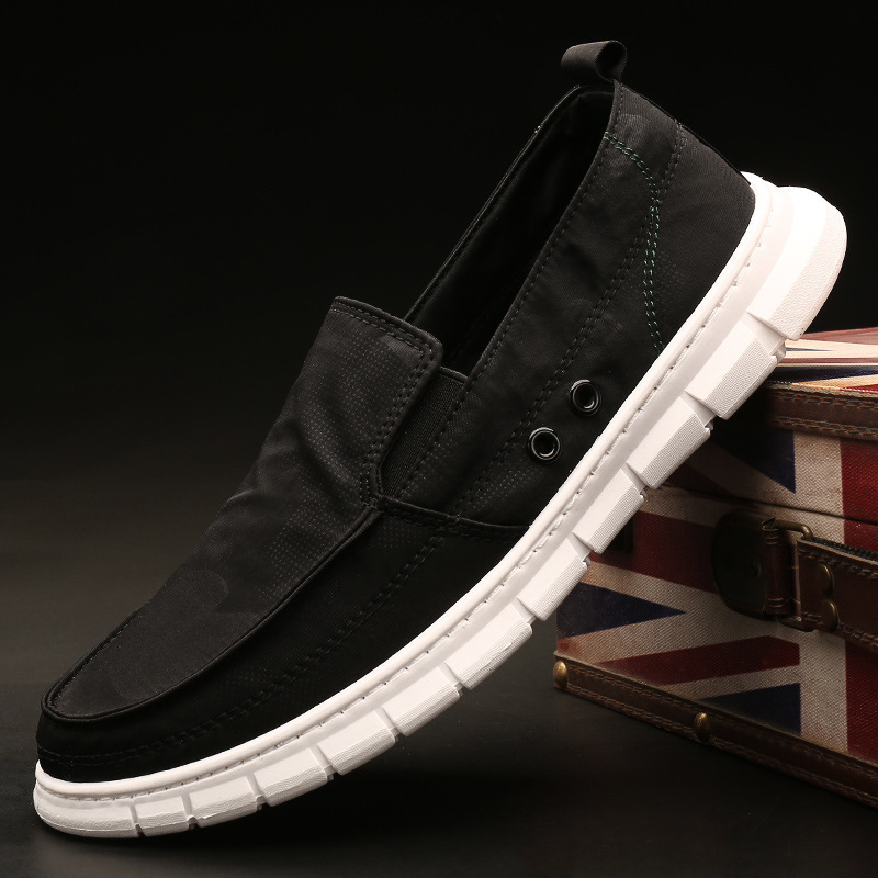 Fengbu Spring And Autumn One Step Casual Ice Silk Cloth Breathable Board Men S Shoes Trendy Casual Shoes Shoes Ddmysaturn