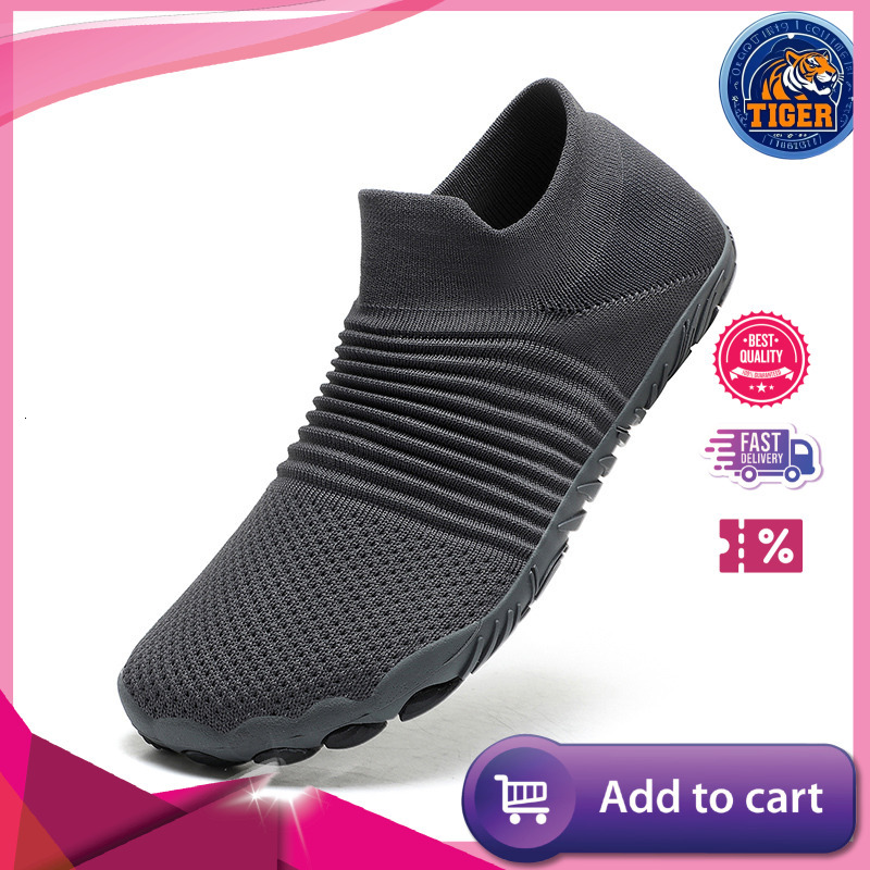 Ddmytiger Casual Wide Barefoot Shoes Non Slip Trail Running Shoe For Mens Fashion Plus Size Sneakers Comfortable Walking Footwear Outdoor