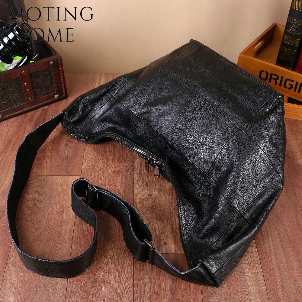 Motingsome Hobos Bags Women Shoulder Handbag And Genuine Leather Casual Tote Fashion Lady Shopping Daily Purses