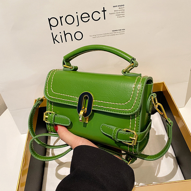 Top Quality New Free Delivery Designer Bag Oblique Delivery 2025 Summer New Women's Small Square Bag Trend Contrast Color And Western Style Singl