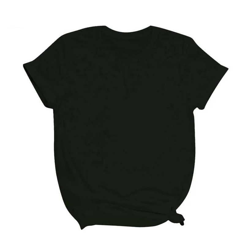 Maycaur Breathable Women Short Sleeve Tshirt Print TShirt Multi Pure Color T Shirt Fashion Sports Female 250514