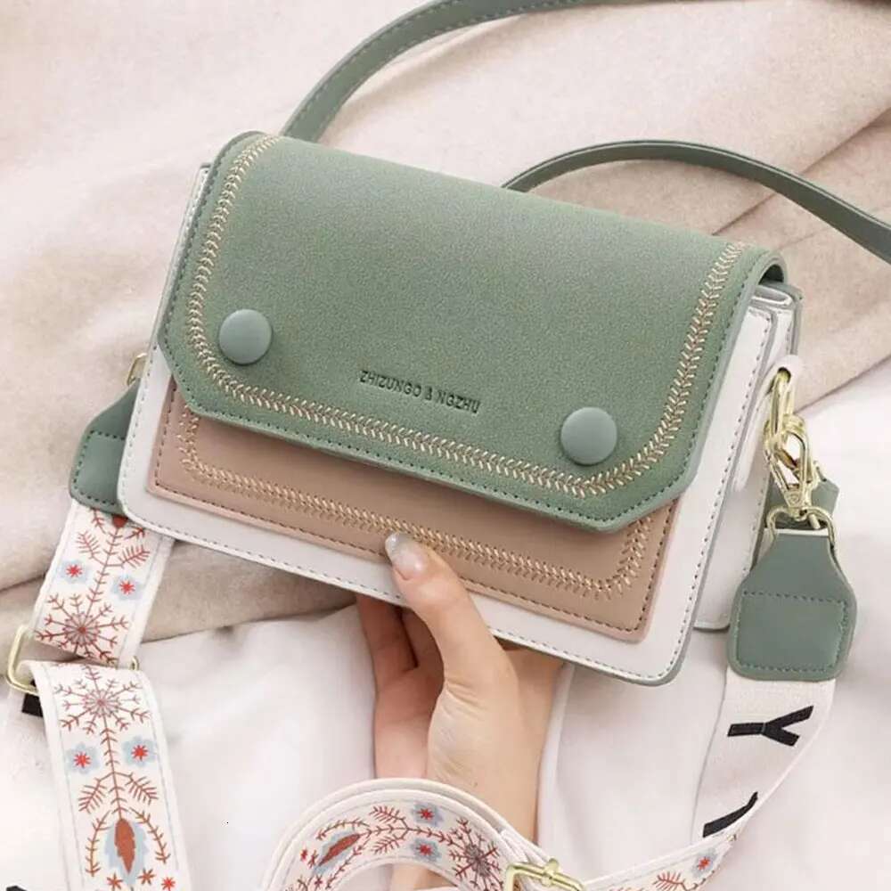 Small Square with 2 Adjustable Straps, Stylish Single Shoulder & Crossbody Bag for Work or Casual