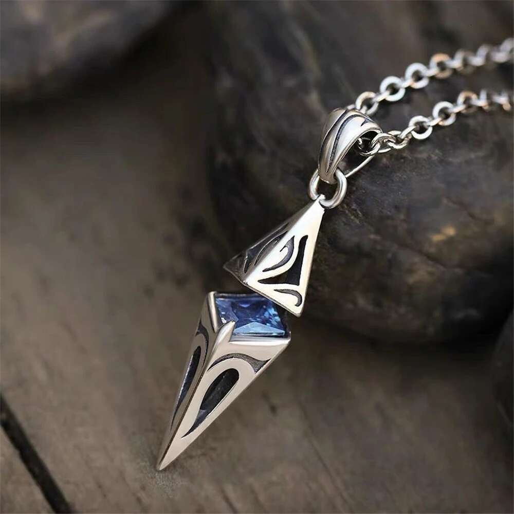 Retro Sier Plated Star Mans Necklace Versatile Copper Sparkling Zircon Clavicle Chain For Women Wedding Jewelry Female Gifts
